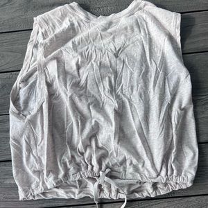 Lightly worn size 6 Lululemon adjustable cropped tank